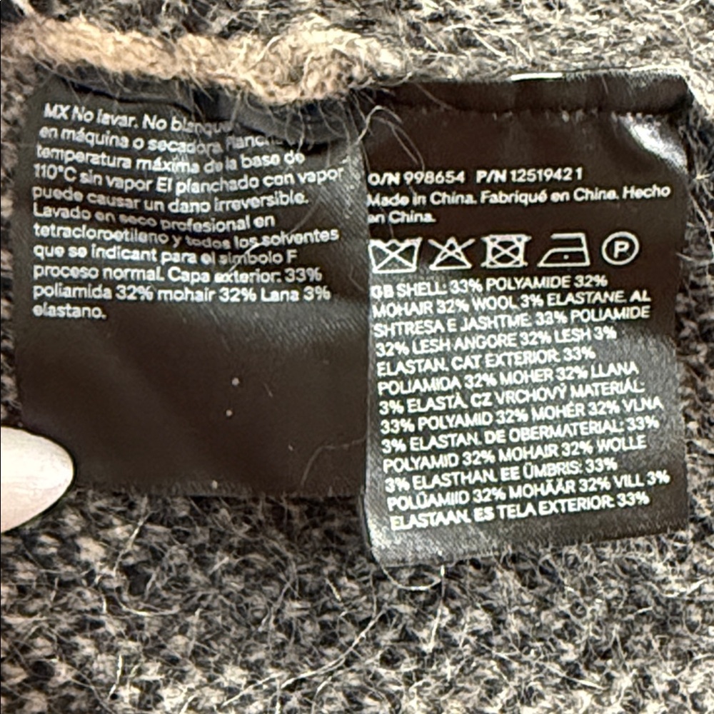 H&M EDITION MOHAIR-BLEND MOCK TURTLENECK SWEATER SIZE XS - Picture 11 of 11